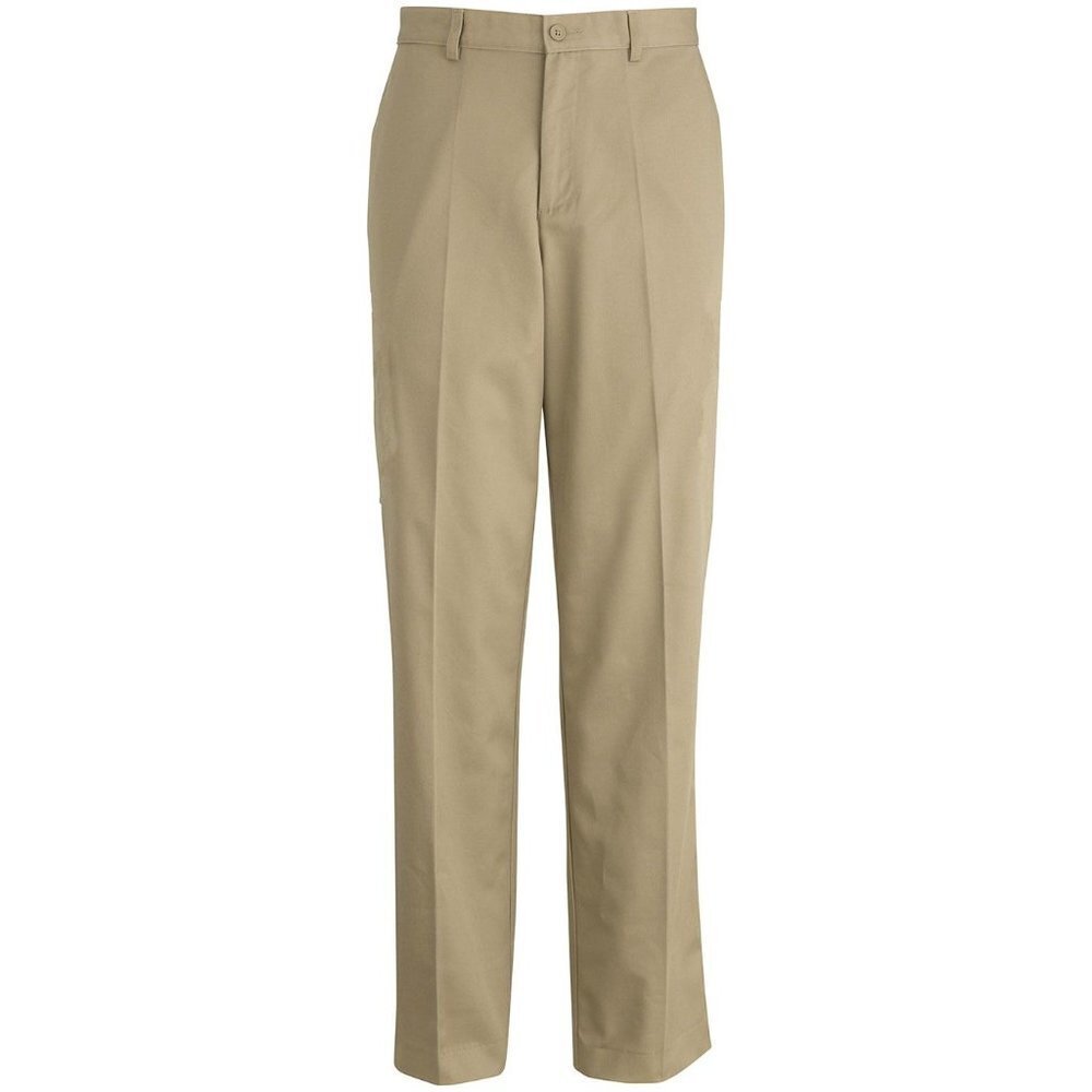 NWT Edwards Men's UTILITY CHINO FLAT FRONT PANT in Tan Size 48